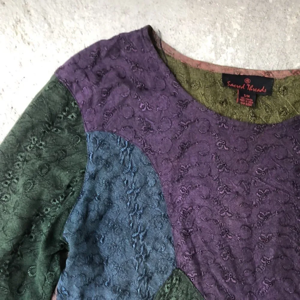 Sacred Threads Embroidered tops - Picture 2 of 4